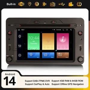 Android 14 Autoradio 64GB CarPlay OBD GPS Alfa Romeo Spider Brera 159 Sportwagon - Imagen 1 de 21