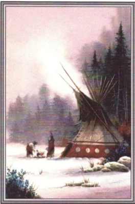 Lone Deer-Sonagolese Designs ~ LD-9639 ~ Cross Stitch ~ "The Hunter" - Image 1 of 3