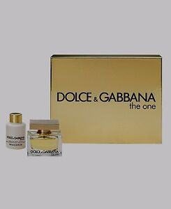 BNIB Designer DOLCE & GABBANA THE ONE Gift Box Set Eau de Parfum & Body Lotion