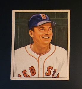1950 Bowman #187 LOU STRINGER - Boston Red Sox - EX/MT. 