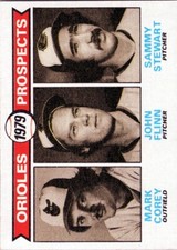 1979 Topps #701 Mark Corey RC/John Flinn RC/Sammy Stewart RC EX-MT
