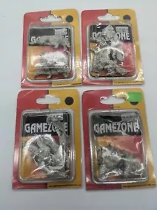 Gamezone Miniatures Lot of 4 Zombie Wolves x3  Orc Grand Chief New in Blister - Picture 1 of 4