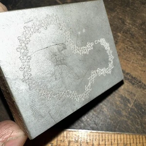 Print Block ( Strand of Grapes??) Decorative - Picture 1 of 8