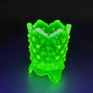 Fenton Art Glass Pre 72 vetro topazio opalescente modello stuzzicadenti - Foto 1 di 9