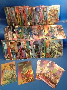 WILDSTORM - 1994 IMAGE SET I CARTE CROMATE (100) + (2) INSERTI HV * GUARDA * - Foto 1 di 5