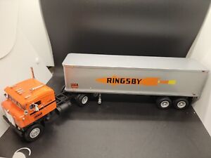 First Gear RINGSBY TRUCK LINES 1953 Kenworth Bullnose Tractor Trailer #19-1762