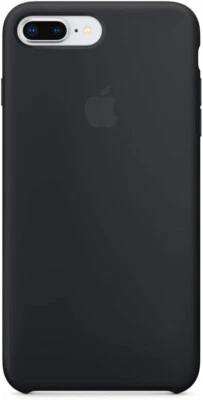 Apple Funda protectora de silicona negra para iPhone 7 8 Plus original original - Imagen 1 de 2