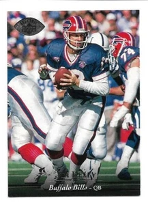 Jim Kelly 1995 cubierta superior eléctrica plata #129 Buffalo Bills - Imagen 1 de 2