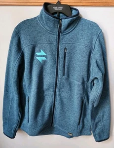 Maglione uomo LL BEAN nuovo con etichette M zip leggermente aderente pile blu crepuscolare *logo* - Foto 1 di 12
