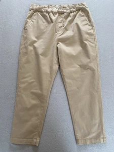 TOAST GABI TROUSERS SZ 16 WOMEN AUTUMN BEIGE ELASTIC HIGH WAIST POCKETS - Picture 1 of 10