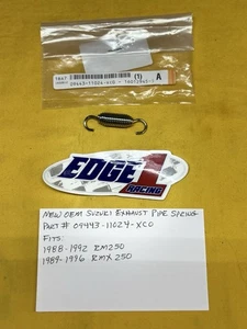OEM SUZUKI TUBO DE ESCAPE RESORTE (09443-11024-XC0) 88-92 RM250, 89-96 RMX250 AHRMA - Imagen 1 de 1