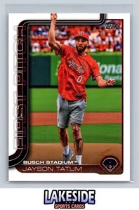 2025 Topps #FP-5 Jayson Tatum First Pitch - Picture 1 of 2
