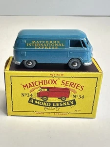 Matchbox #34A Volkswagen Microvan 1957 Original Box - Picture 1 of 20