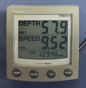Raymarine ST60 Tridata - Instrumento de velocidad y registro de profundidad - Imagen 1 de 7