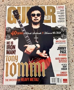 Guitar World Magazine Holiday 2008 Tony Iommi - Alice Cooper - Kurt Cobain - Picture 1 of 1