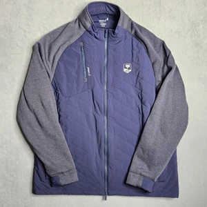 Johnnie-O Jacke Herren XL blau Weller leichtes Performance Fleece Reißverschluss Golf - Bild 1 von 14