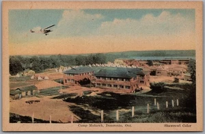 Postcard Deseronto Ontario c1920s Camp Mohawk Aerial View Hastings County - Picture 1 of 2