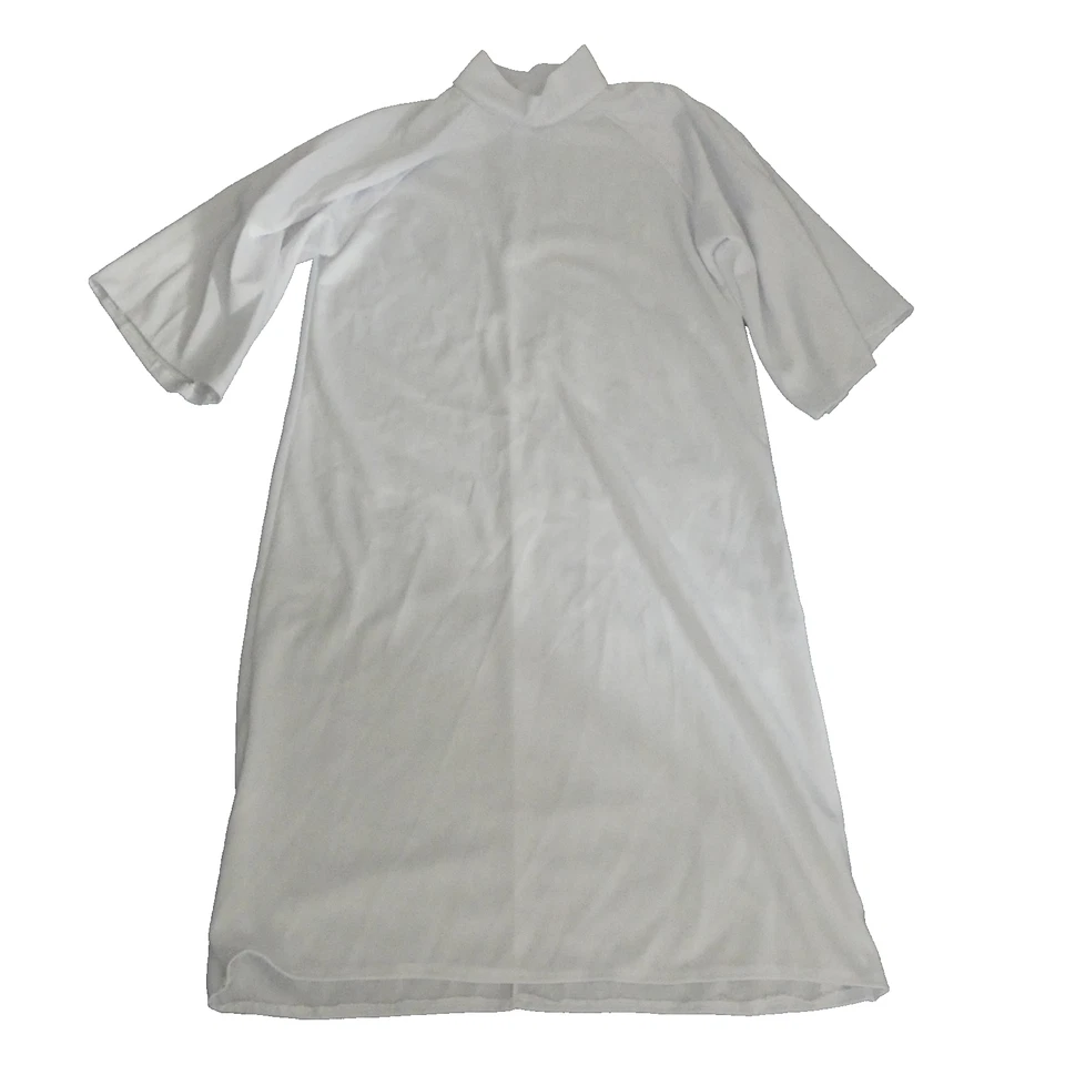 Halloween Fantasma Blanco Bata Casper Disfraz Largo Top Vestido Talla Única 6-8 Años Foto 1 de 4