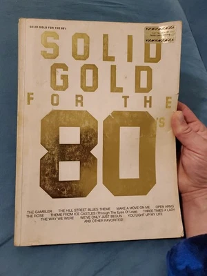 Solid Gold For The 80's Songbook Piano Vocal Guitar - Image 1 of 4