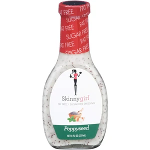Skinnygirl condimento per insalata senza zucchero senza glutine semi di papavero 8 once SPEDIZIONE GRATUITA - Foto 1 di 11