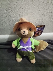 SMITE Danzaburou 6.5 Inch Character Plush NWT Removable Magnetic Hat - Picture 1 of 3