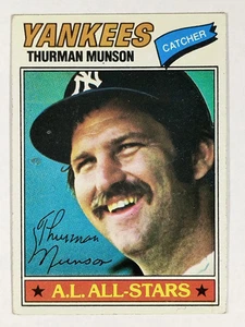 1977 Topps #170 Thurman Munson (excelente) - Imagen 1 de 2