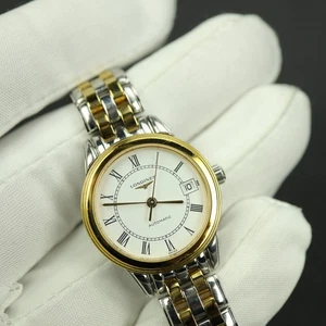 Longines Flagship Ladies Classic Watch Automatic L4.274.3 26mm Bi-Colour - Picture 1 of 12