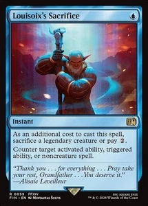 MTG - LOUISOIX'S SACRIFICE - Final Fantasy (R) - Picture 1 of 1