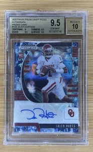 🔥(#/25) Selecciones de draft Panini Prizm 2020 Jalen Hurts RC alcance camuflaje automático BGS 9,5/10 - Imagen 1 de 2