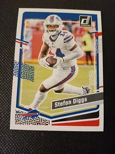 2023 STEFON DIGGS DONRUSS NFL CARD #35 BUFFALO BILLS TEXANS VIKINGS MARYLAND - Picture 1 of 2