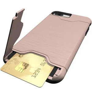 Iphone 6 / 6s / 7 / 8 / SE Bastex Hybrid Slim Fit- Credit Card Case - Picture 1 of 3