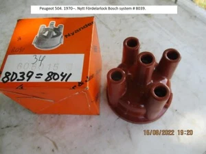 Peugeot 504. 1970--. New Distributor cap Bosch system # 8039 - Picture 1 of 3