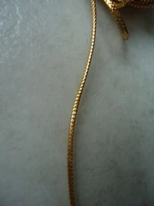 Gold Metallic Cording 4 Yds ¼” Wide - Picture 1 of 4