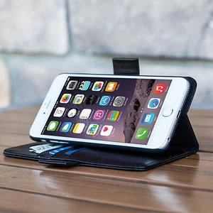 Naztech Allure Magnetic Cover + Wallet for iPhone 6/6s Plus - Black - Picture 1 of 9