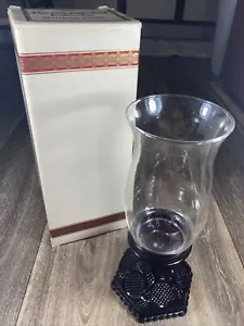 Avon Cape Cod 1876 Vintage Ruby Red Glass Hurricane Candle Lamp - Picture 1 of 9