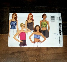 #6651 Vintage 2000 Butterick Women's Top/Camisole Pattern- sz 6-8-10