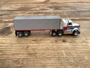 AFX Aurora Peterbuilt 359 Truck And Trailer Race Slot Car G-Plus Chassis Big Rig - Picture 1 of 9