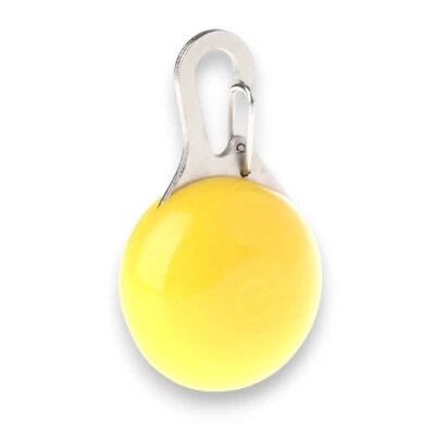 LED Perros Colgante Luz Intermitente Warnbeleuchtung Collar con Luces Amarillo - Imagen 1 de 3