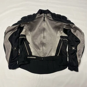 Joe Rocket Black And Gray Phoenix Motorcycle w/ Pads Mesh Jacket Medium M - Bild 1 von 18