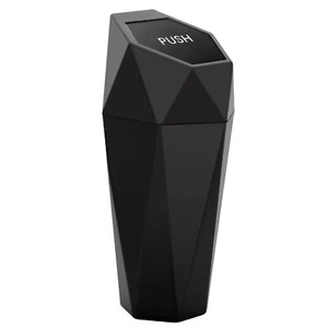 Car Trash Can with Lid Mini Car Cup Holder Trash Can Car Garbage Can Car Acce... - Picture 1 of 9