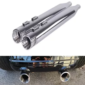 SHARKROAD Slip on Mufflers for Harley Tri Glide Trike Models, Great Rumble Tone - Picture 1 of 8