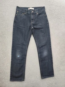 Levis Jeans 20 Blue Straight 511 Slim Straight Mid Rise Dark Wash 30X29 Denim - Picture 1 of 12