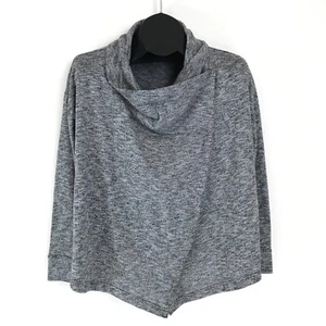 Eddie Bauer 7 Days 7 Ways Cardigan Women's Small Gray Shrug Sweater Convertible - Picture 1 of 16