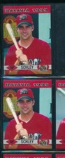 Lot (2) 1999 #22 Joe Schley Batavia MuckDogs  (CF34) SWSW6
