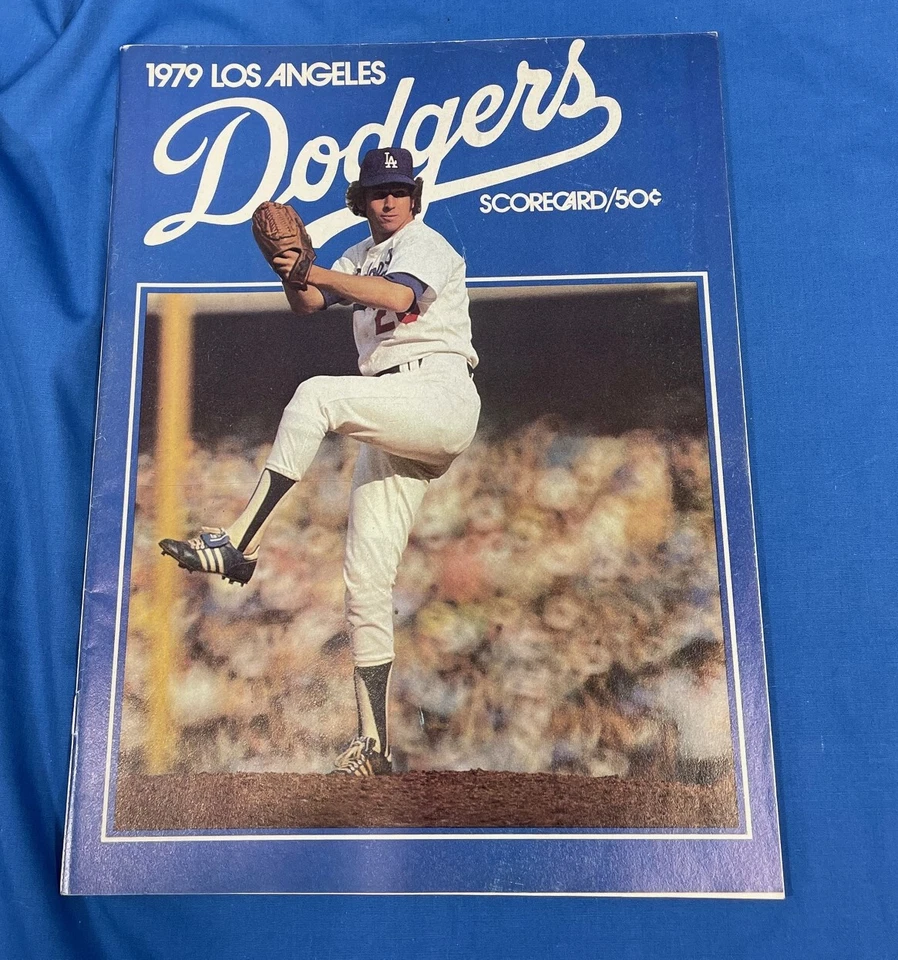 1979 LA Dodgers vs Houston Astros Game Program UNSCORED Don Sutton - Image 1 of 4