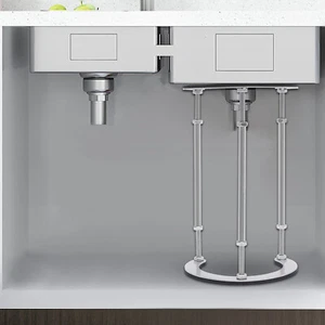 440lbs Unterbau Waschbecken Montage Halterungen Verstellbar Waschbeckenbeine Edelstahl - Bild 1 von 12
