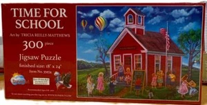 SunsOut jigsaw puzzle; Time for School by Tricia Reilly-Matthews; 300 pcs - Picture 1 of 2