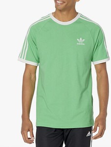 Adidas Originals California Men's T-Shirt Trefoil Retro 3-Stripes Short Sleeve