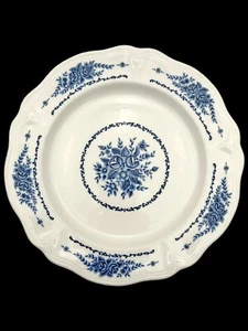 Piatto vintage anni 60 Sears Japan MAYHILL FEDERALIST blu floreale Ironstone - Foto 1 di 10
