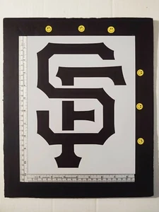 San Francisco Giants SF 8,5" x 11" benutzerdefinierte Schablone SCHNELLER KOSTENLOSER VERSAND - Bild 1 von 2